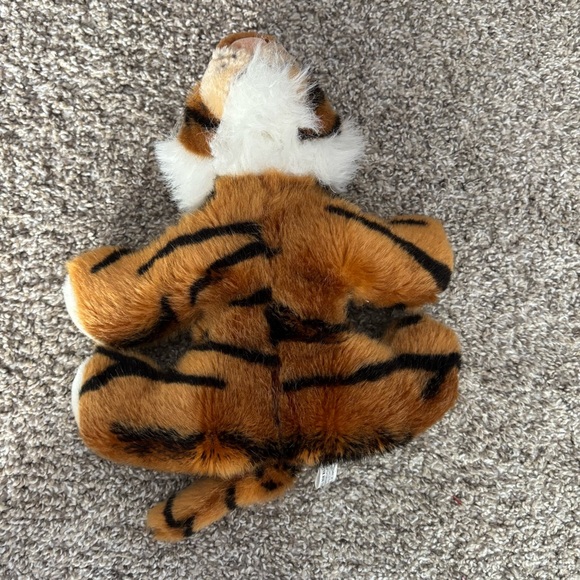 Vintage Steven Smith Plush Tiger floppy, fuzzy beanbag lovey toy - Picture 7 of 8